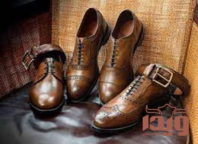 کفش چرم طبیعی مردانه صاد| قیمت مناسب خرید عالی