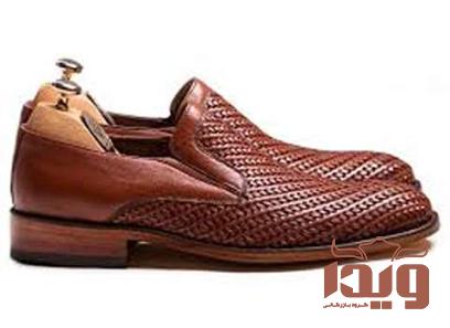 مشخصات کفش چرم حصیری + قیمت خرید