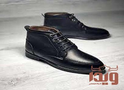 قیمت و خرید کفش چرم مشکی مردانه + فروش ارزان