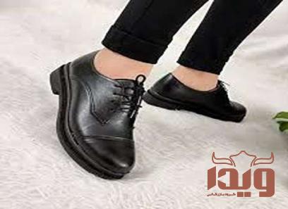 خرید کفش چرمی زنانه + قیمت عالی با کیفیت تضمینی